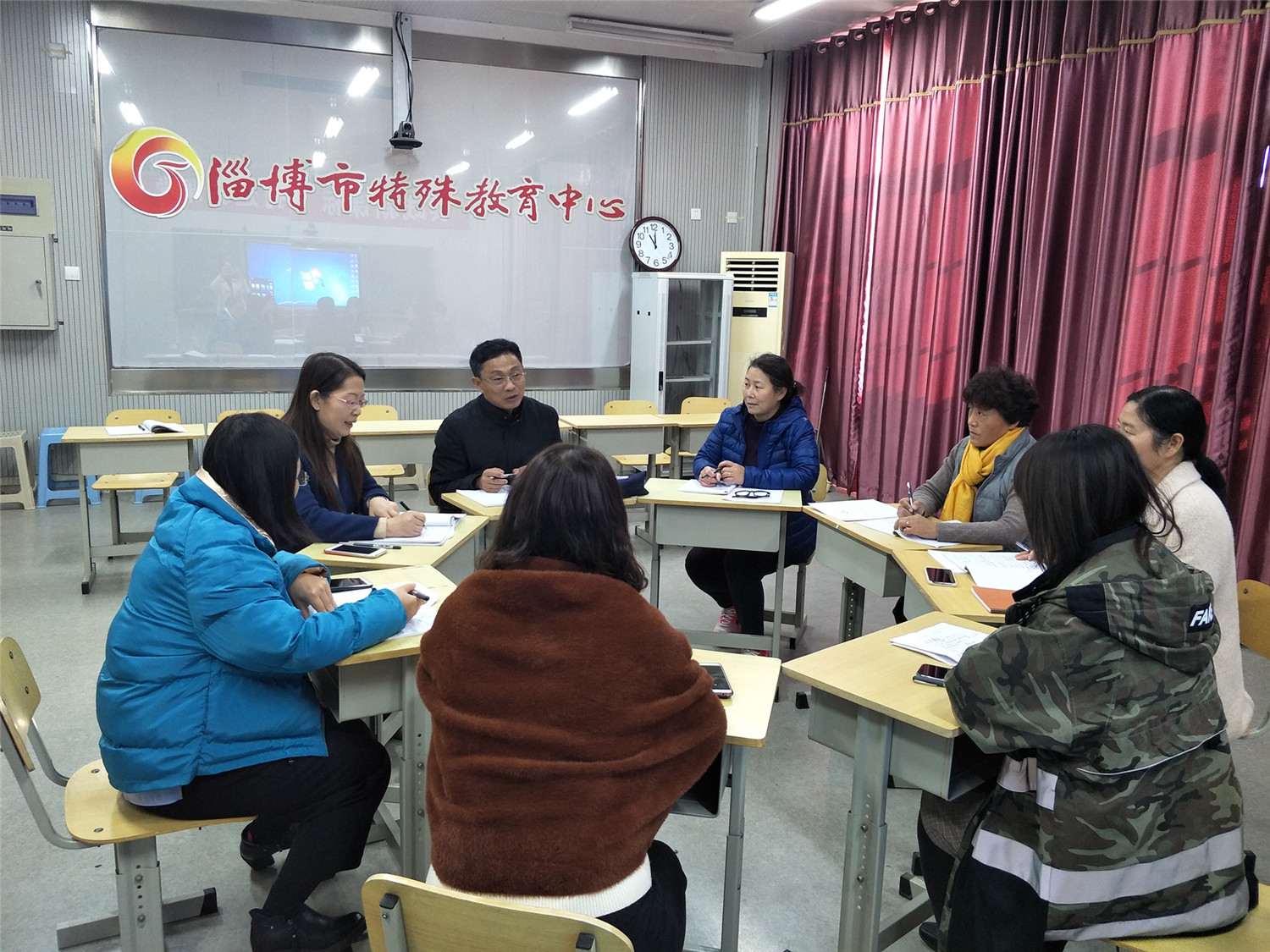 市教研室到市特教中心開展特殊教育課堂教學(xué)觀摩研討活動