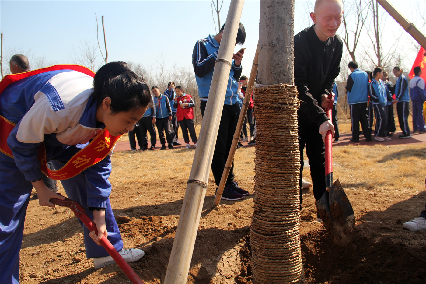 市特教中心組織開展植樹節(jié)志愿服務(wù)活動(dòng)