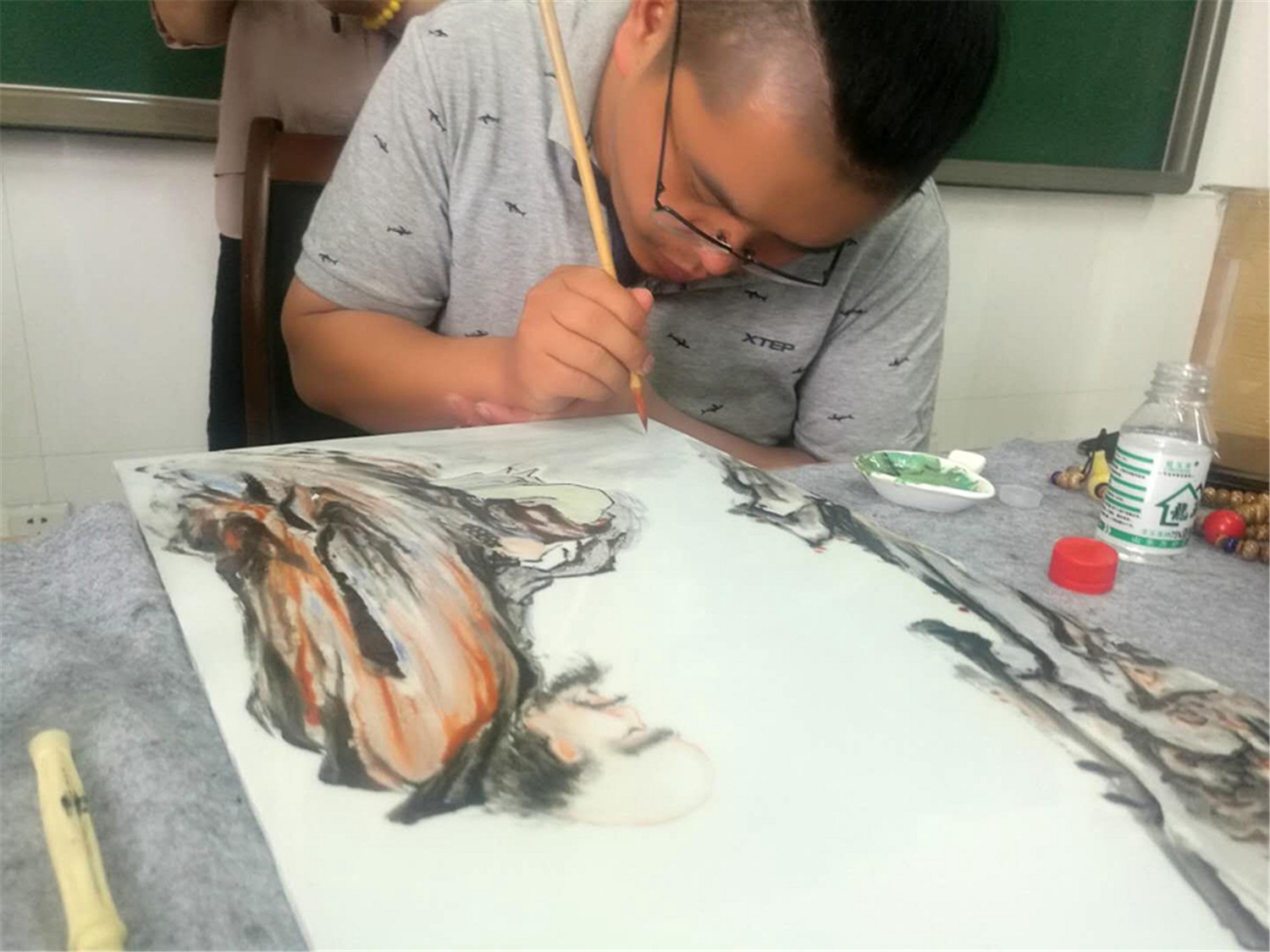 嚴郎平淄博送教