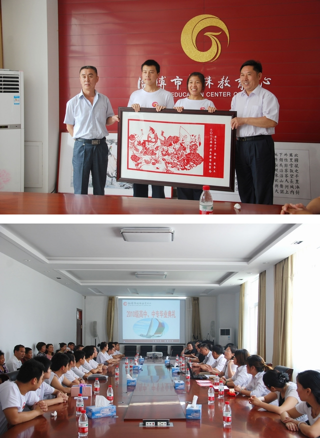 畢業(yè)生感恩母校，親手制作禮物留念